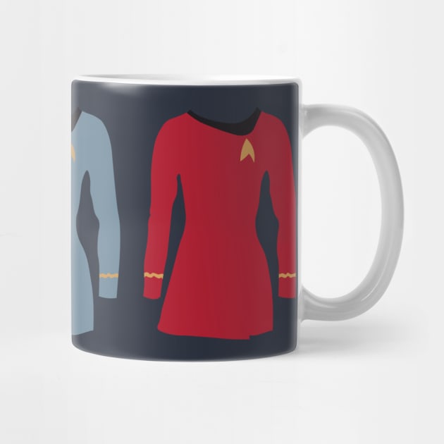 Star Trek Dress Colours by AquaMockingbird